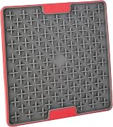 LICKIMAT Lickimat Tuff Red Heavy-Duty Slow Feeder Dog Mat view 4