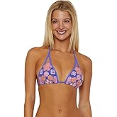 ISABELLA ROSE Women's Newport Triangle Bikini Top, Adjustable, Tie Back, Swimwear Separates