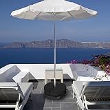 Brislut Parasol Base Weights Bag - Up to 40kg Heavy Duty Cantilever Umbrella view 6