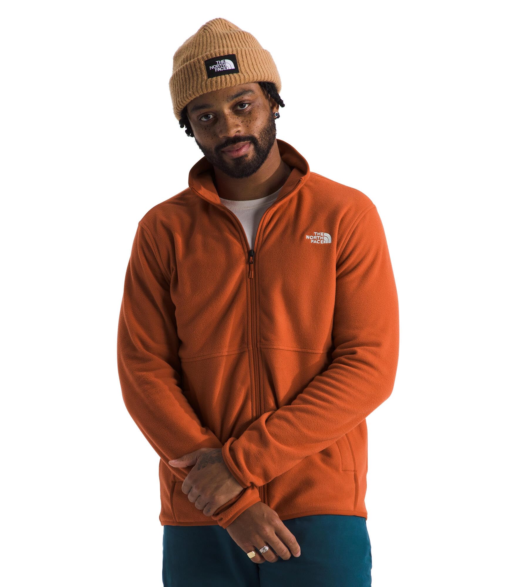 THE NORTH FACE Men's Glacier Fleece Jacket, Earthen