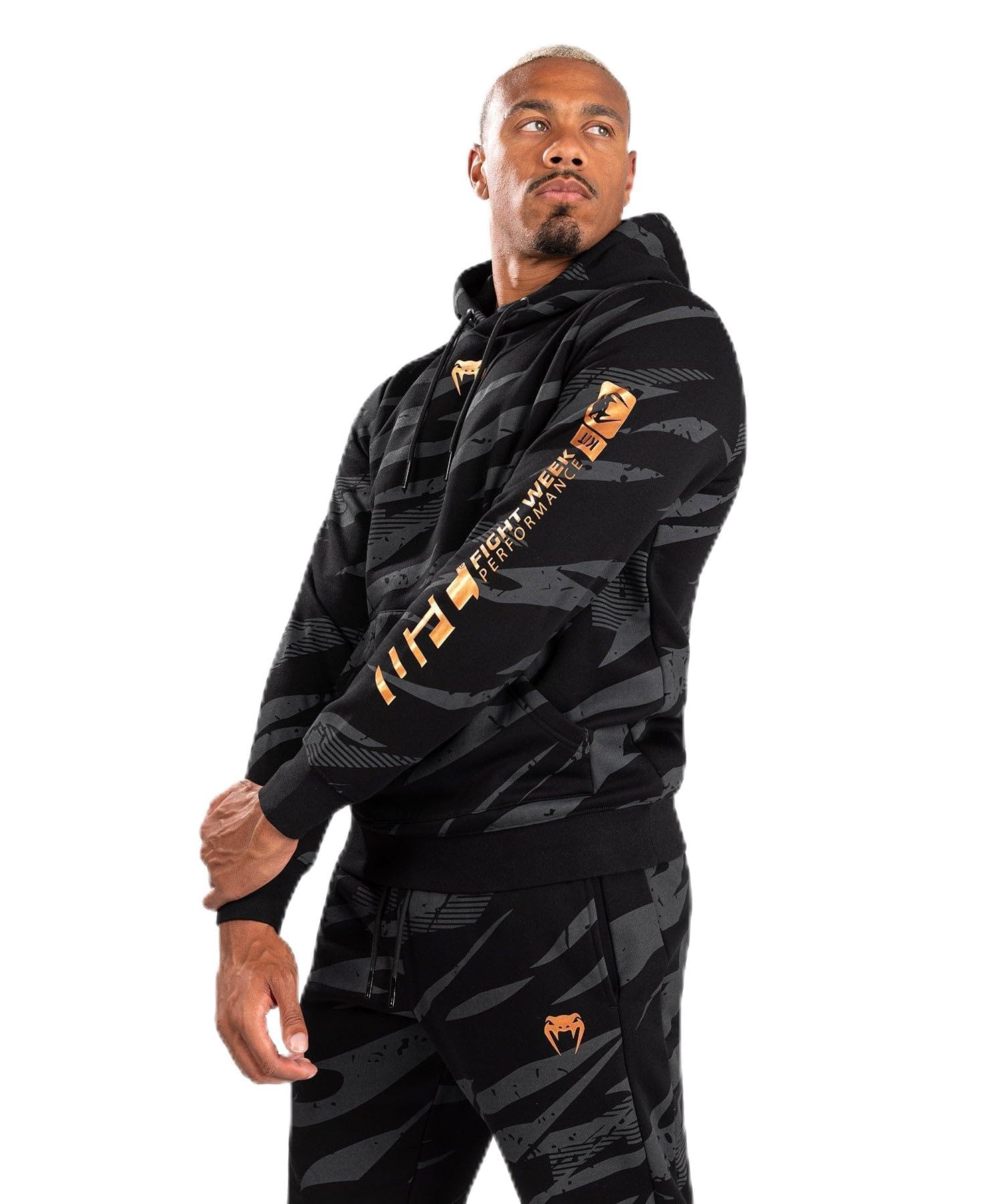 Venum Men’s Standard UFC Adrenaline Fight Week Pullover Hoodie, Urban Camo