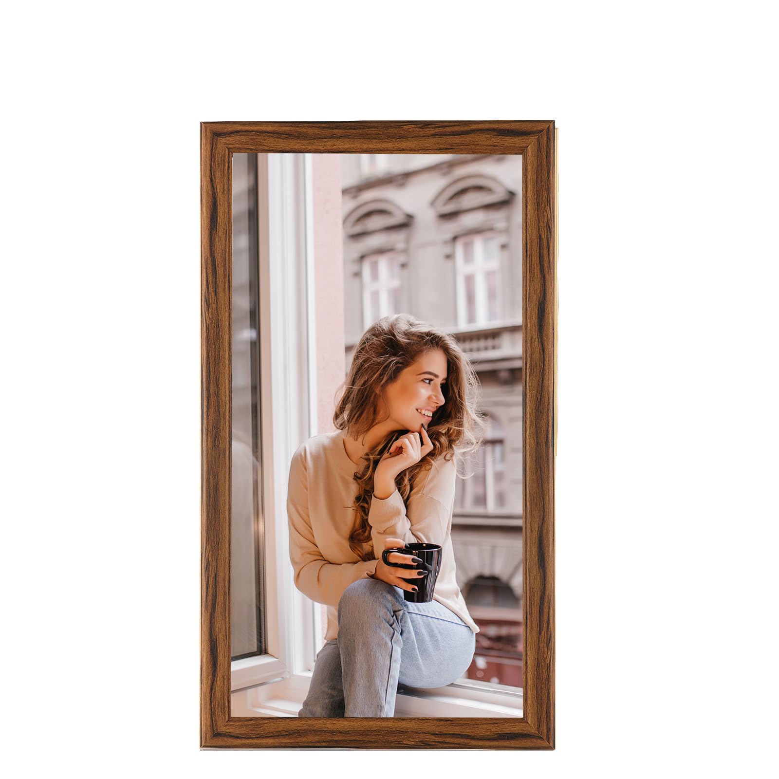 11x22 Wood Frame Brown, Rustic Natural Wooden 22x11in Poster Picture Frame, Distressed 11 x 22inch Woodgrain Gallery Photo Frame with HD Plexiglass, Horizontal Vertical Wall Mounting Display 1pcs Image 11x22 Wood Frame Brown, Rustic Natural Wooden 22x11in Poster Picture Frame, Distressed 11 x 22inch Woodgrain Gallery Photo Frame with HD Plexiglass, Horizontal Vertical Wall Mounting Display 1pcs Image