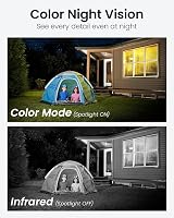 DEKCO 2K Outdoor Security Camera Motion Tracking Pan-Tilt 360° WiFi Color Night view 5