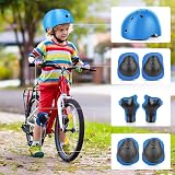 Jim's Store Kids Bike Helmet & Pads Set - Adjustable 3-12yr Blue view 7
