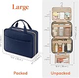 Lifewit Travel Toiletry Bag Large Hanging Makeup Organizer Water Resistant view 2