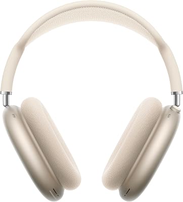 AirPods Max Cuffie wireless over-ear, Cancellazione attiva del rumore di livello pro, Modalità Trasparenza, Audio spaziale personalizzato, Ricarica USB-C, Cuffie Bluetooth per iPhone, Galassia