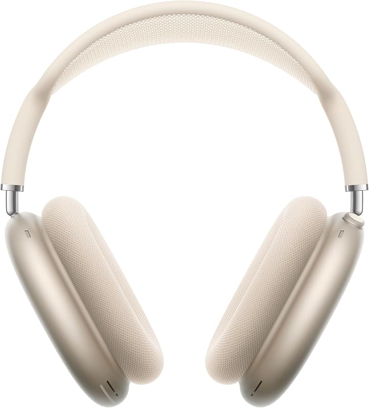 AirPods Max Cuffie wireless over-ear, Cancellazione attiva del rumore di livello pro, Modalità Trasparenza, Audio spaziale personalizzato, Ricarica USB-C, Cuffie Bluetooth per iPhone, Galassia