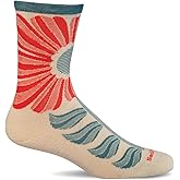 Sockwell Women's Burst Crew Sock, Natural - S/M