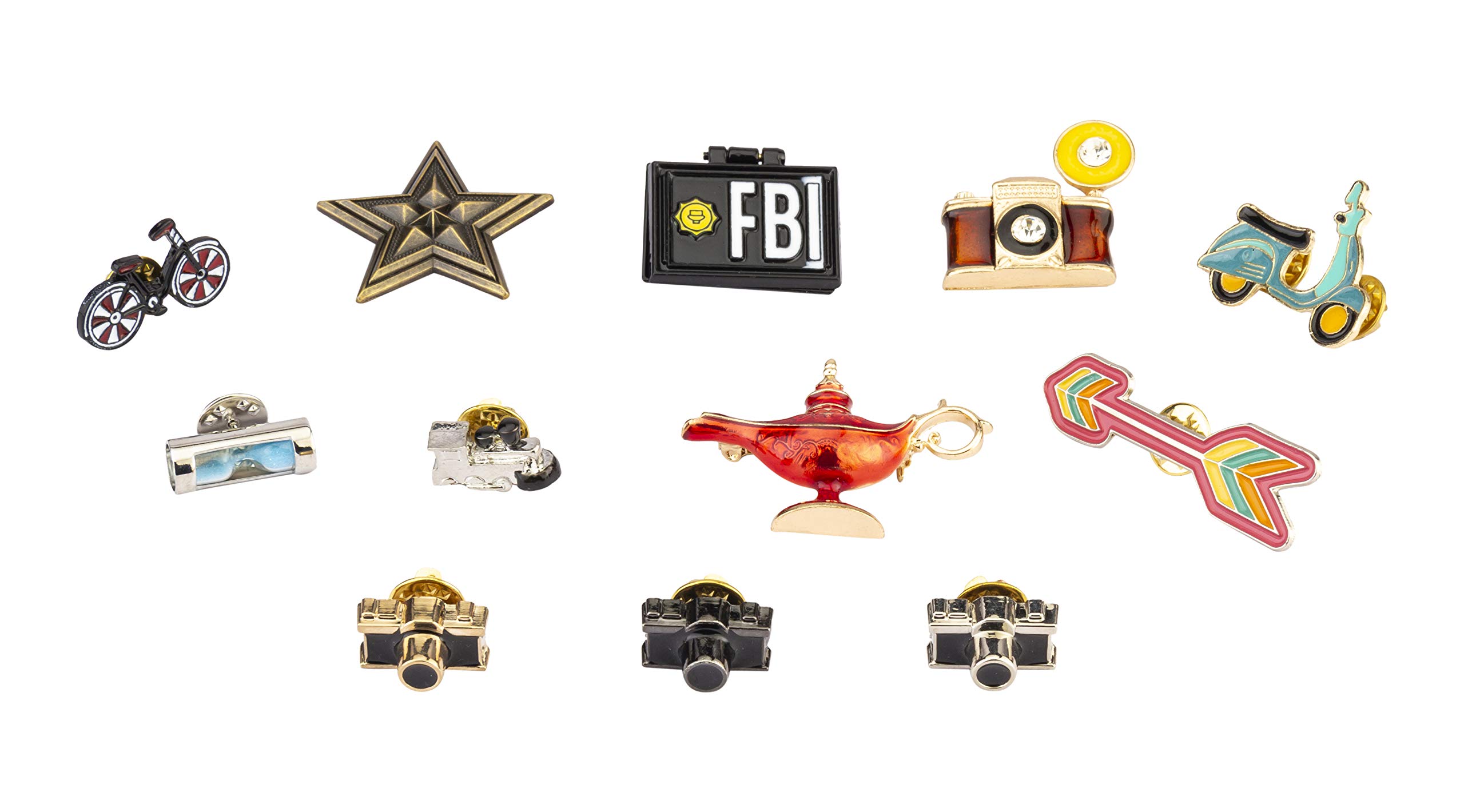 Brooch Lapel Pin for Men 12 Pieces Cute Enamel Lapel Pin Set Cartoon Brooch Pin Badges Brooch Pins for Decoration Clothing Bags Jackets Accessory