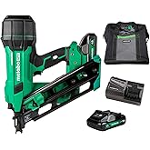 Metabo HPT 18V MultiVolt Cordless 30° Paper Tape Framing Nailer Kit, 3-1/2" Framing Nailer, Power Tool with 4.0Ah Lithium Ion Battery, Drives 2" to 3-1/2" Nails, Powerful Brushless Motor, NR1890DCA