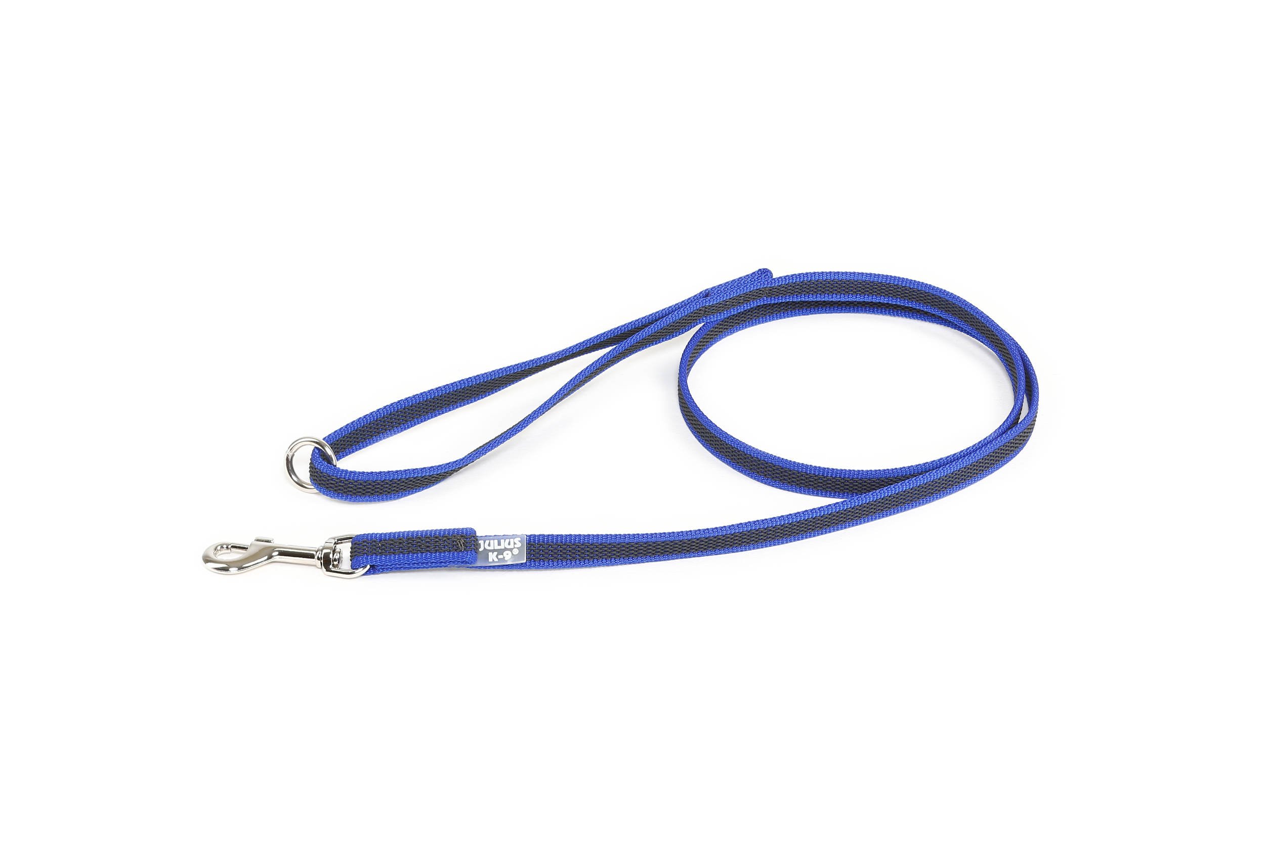 Color & Gray Super-Grip Leash with Handle, and O-Ring, 14 mm x 1,2 m, Blue-Gray