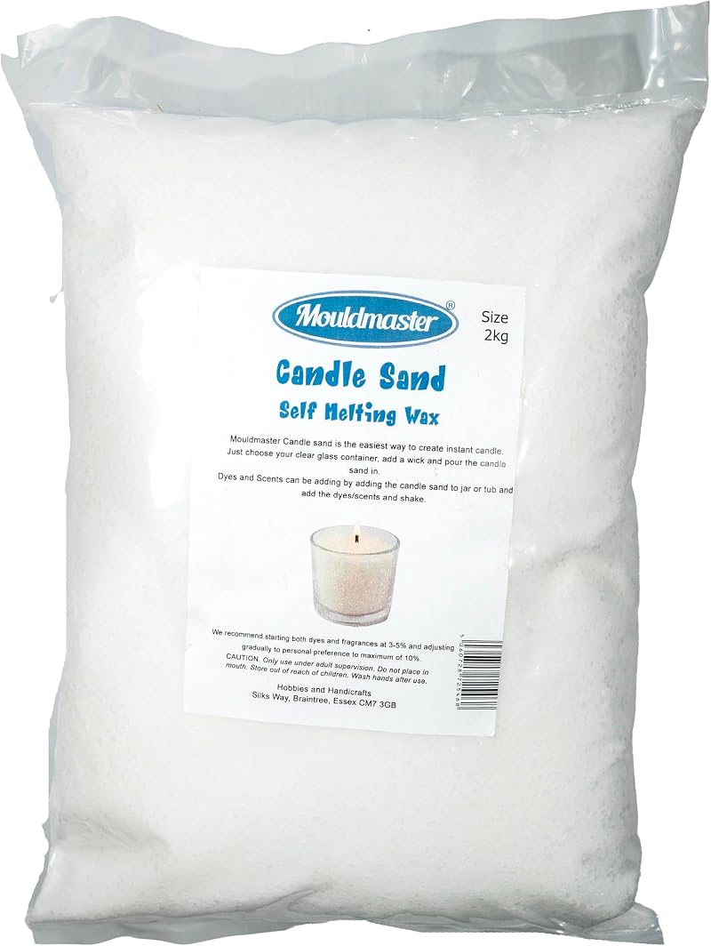 Mouldmaster Candle Sand Wax Granules Self Melting 2Kg