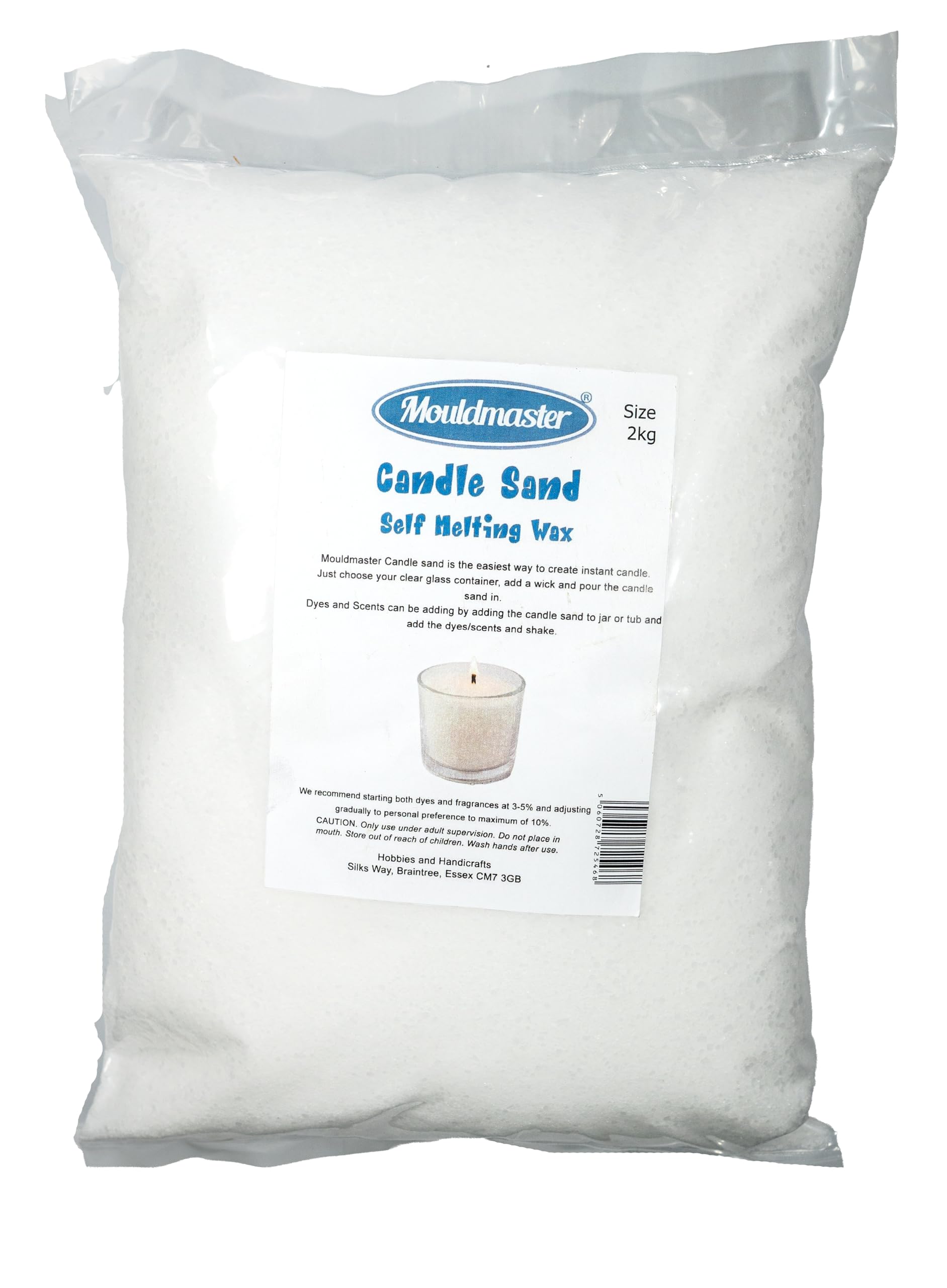 Mouldmaster Candle Sand Wax Granules Self Melting Wax 2Kg