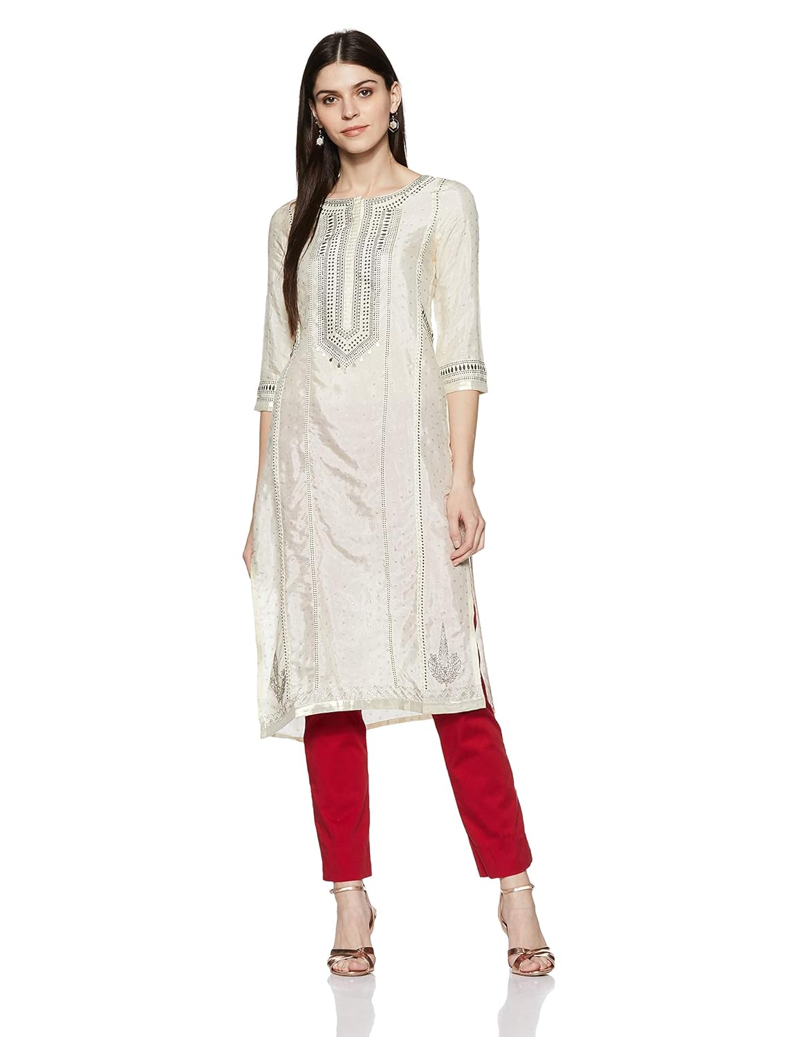 w for women's straight kurta