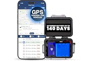 Brickhouse Security GPS Car Tracker - Hidden Tracker for Vehicles - Long Lasting Battery 140-Day LTE GPS Tracking Device for Vehicles with Magnetic Case & Extended Battery - Subscription Required