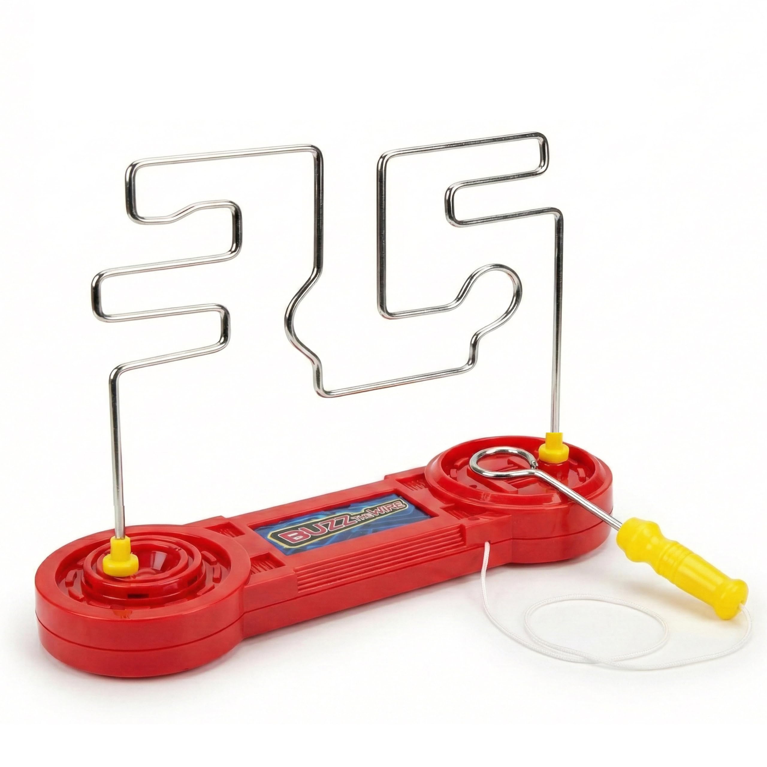 The Magic Toy Shop Electronic Beat The Buzz Wire Game - Steady Hand Skill Challenge & Nerve Test - Retro Arcade Party & Family Fun Stocking Filler, Dexterity Toy for Kids & Adults