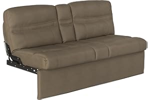 Thomas Payne RV Jackknife Sofa - 62" Grummond — Versatile and Comfortable RV Sofa Bed - Durable and Easy-to-Clean PolyHyde Fa