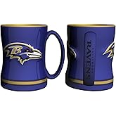 Baltimore Ravens 15 Ounce Sculpted Logo Relief Coffee Mug