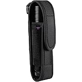 Flashlight Holster Tactical Flashlight Holster Flashlight Holder Molle, Adjustable Telescopic Flashlight Holster