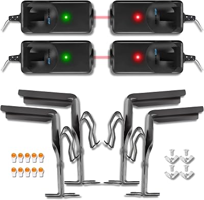 Garage Stop 2X 41A5034 Safety Sensors w/ Brackets for Liftmaster Chamberlain