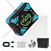 Digital Angle Finder with Laser, 3 in 1 Laser Angle Gauge Inclinometer Tool | Laser Alignment Tool with Protractor for Picture Hanging, Shelves, Framing, DIY, Woodworking, Table Saw &amp; Miter Projects