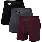 SAXX Underwear Co. Men's Underwear with Pouch Ultra Super Soft Boxer Brief Fly 3 Pack