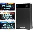 Kinhank 12TB Retro Gaming Hard Drive with 96000+ Classic Games, Compatible with 400+ Emulators, 6000+3D Games, Portable Game Hard Drive Compatible with Win 7/8/10/11