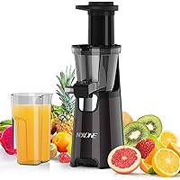 Juicer Machines, Nxone Slow Masticating Juicer Extractor, Cold Press Juicer , Quiet Motor & Reverse Function, Higher…