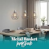 Giggi Grey Lampshade Ceiling Pendant Light Shade 20cm Wrought Iron view 6