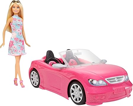 Amazon バービー Barbie バービーとおでかけ かわいいピンクのクルマ 着せ替え人形 ハウス 3才 Fpr57 おもちゃ おもちゃ