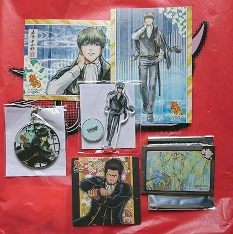 Amazon Co Jp J World 銀魂 花鳥風月 缶バッジ イラストシート 土方 ホビー 通販