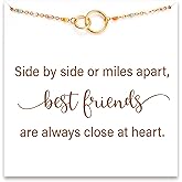 STORYJEWELLERY Friend Gifts for Women, Friendship Bracelets, Friend Birthday Valentines Day Gifts for Women, Bestie Bracelets, BFF Gift, Jewelry for Friends
