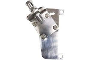 ProComm PC-A55-02 Cascadia P4 Series Aluminum Adjustable Mirror Base Antenna Mount with SO239 Stud For Freightliner Cascadia P4 Series Trucks 2017-2024, 40 Degrees of Angle Adjustment