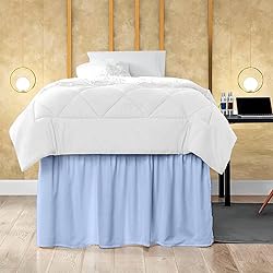 Mattress-Homes Ruffled Dorm Bed Skirt, Twin