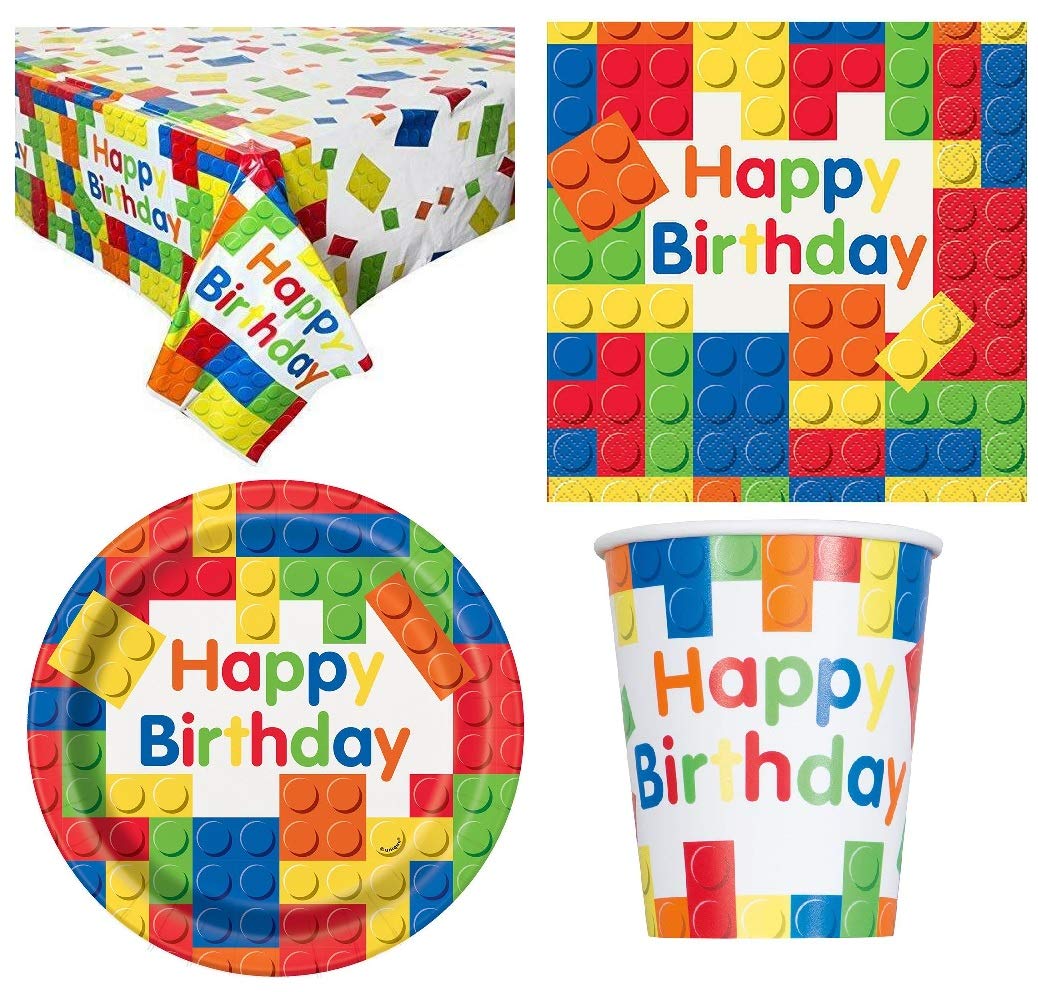 Building blocks Party Pack For 16 Guests