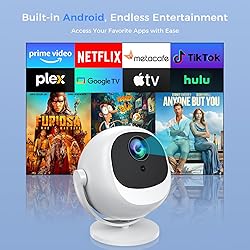 L-mix Mini 4k smart portable projector with