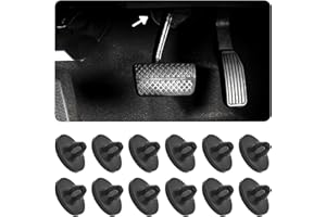 SOMUCH 12PCS Brake Switch Stopper, Car Brake Light Switch Pad, Replacement OEM #90541-06036, Automotive Clutch Pedal Stop Pads for Most Cars Trucks SUVs