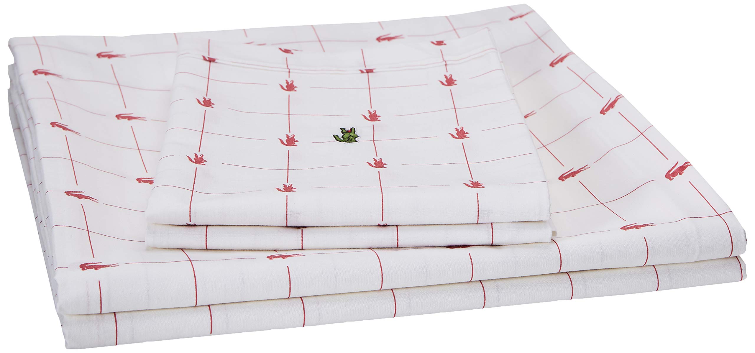 Lacoste Slice Sheet Set, Queen, Baroque Rose