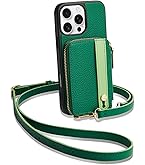 Amazon.com: ZVE for iPhone 16 Pro Max Wallet Case, Zipper