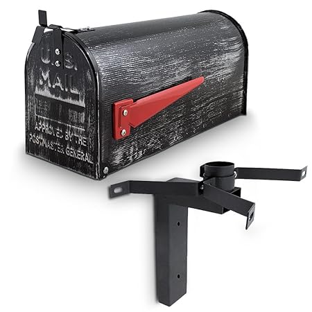 US Mailbox Amerikanischer Briefkasten Standbriefkasten Wandbriefkasten Letterbox Retrolook Inclusive Wandhalter