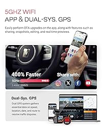Vantrue E1 Pro 4K Mini Dash Cam Front, STARVIS 2