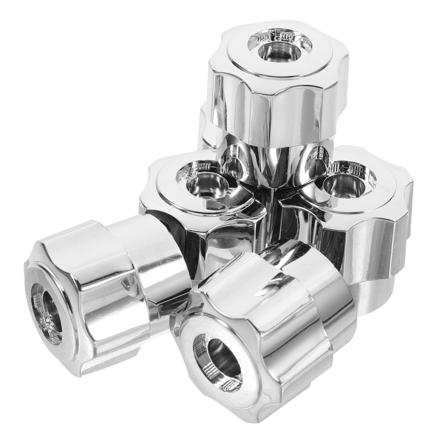 6 Pieces Plastic Tap Hand Wheel Handle Replacement for Bathtubs Kitchen Taps Ergonomic Durable Suitable for Hot and Cold Taps