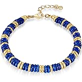 HUAYUNFANG Handmade Natural Bracelet for Women Boho Dainty Mixed Beads Bracelets Adjustable Gold Chain Bracelet Trendy Jewelry