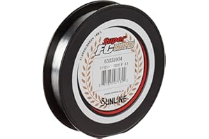 Sunline 63038924 Super FC Sniper Fluorocarbon Line (Natural Clear 165 Yard 25 Pound)