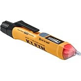 Klein Tools NCVT7 Non-Contact Voltage Tester with LCD Signal Strength Display, 3-Color LED Tip, Audible Alert, 12-1000V AC Detection Range, Backlit Display, Electrical Circuit Detector