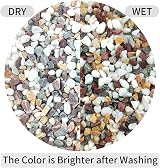 FANTIAN 2 lbs Mixed Color Gravel 6-9mm for Aquarium Succulent Pots view 3
