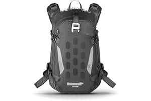 Rhinowalk Motorcycle Backpack Helmet Holder Hydration Bladder Compartment Magnetic Fastening Buckle MOLLE System Rain Cover –