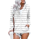 YOCUR Womens Fall Hoodies Casual Sweatshirt Tie Dye Lightweight Long Sleeve Sweaters Tops