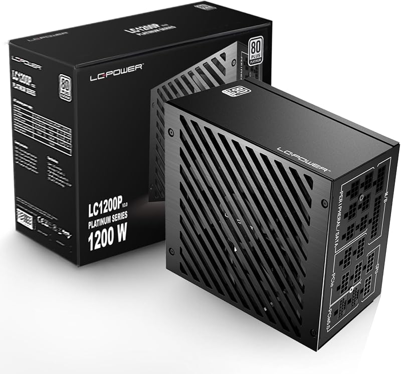 LC-POWER LC1200P V3.0 1200W 80 Plus Platinum Full Modular ATX 3.0 PSU