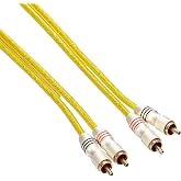 Lanzar LQRC4 Contaq 4 Feet Braided Screen Insulated RCA Interconnect Cable